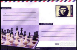 CUBA 2018 Chess,Schach,Échecs,Che Guevara,Postal Stationary, Pre Paid Envelope MNH(**) - Covers & Documents