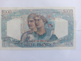 Billet Banque De France 1000 Francs Minerve Et Hercule 06/12/1945 - 1 000 F 1945-1950 ''Minerve Et Hercule''