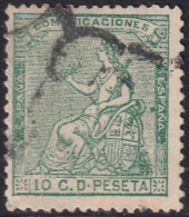 Spain 1873 Sc 193 Espana Ed 133 Used Spider Cancel (Granada) - Used Stamps