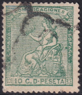 Spain 1873 Sc 193 Espana Ed 133 Used Spider Cancel (Granada) - Oblitérés