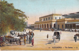 EGYPTE - ALEXANDRIE - The Station - LL - Carte Postale Ancienne - Alejandría