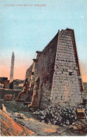 EGYPTE - LOUXOR - PHYLON ET OBELISK - Carte Postale Ancienne - Luxor