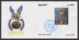 Egypt - 2023 - FDC - ( 71th Anniv. Egyptian Polic Day ) - Lettres & Documents