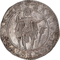 Monnaie, États Italiens, Messine, Pierluca II, Testone, 1528-1548, TTB, Argent - Feodale Munten