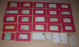 Italy Ca. 1869-1891 Collection Of 29 Cover Fronts With Nice Postmarks - Other & Unclassified