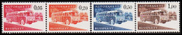 1963-1980. FINLAND. Mail Bus. Complete Set AUTOPAKETTI - BUSSPAKET Never Hinged. Normal... (Michel AP 10-13x) - JF530669 - Colis Par Autobus