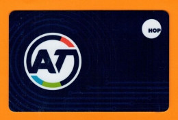 New Zealand Auckland Transport Card AT Hop Card Used (plastic) - Monde