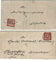 2 Briefe " SALEM " Verschiedene Stp. , # A 7129 - Storia Postale