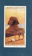Chromo Egypte Egypt The Sphinx Didactique Au Dos 2 Scans 67 X 36 Mm TB WILLS'S Cigarettes - Wills