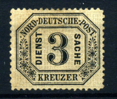 Conf. De Alemania Del Norte (Servicios)  Nº 8*. Año 1870 - Mint