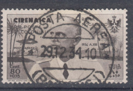 Italy Colonies Cirenaica 1934 Posta Aerea Sassone#33 Used - Cirenaica