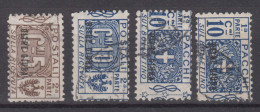 Italy Colonies Oltre Giuba 1925 Pacchi Postali Sassone#1,2 Separated Used - Oltre Giuba