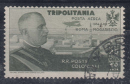 Italy Colonies Tripolitania 1934 Posta Aerea Sassone#47 Used - Tripolitania