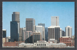 United  States, CO, Denver, Old Union Station & New Denver Skyline. - Denver