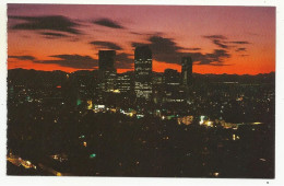 United  States, CO, Denver, "The Mile  High City"at Night. - Denver