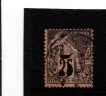 Cochinchine YT N°4 - 5 Surcharge Sur 25 Cts - Cote (2006)  50 € - Used Stamps
