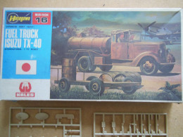 Maquette De Camion Citerne Militaire Japonais ISUZU TX-40 Au 1/72 - Fabricant Hasegawa - Incomplet - Autocarri & Rimorchi