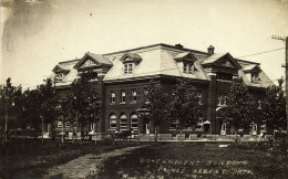 Canada, PRINCE ALBERT, Sask, Government Building (1910) RPPC Postcard - Otros & Sin Clasificación