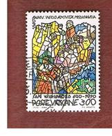 VATICANO - VATICAN - UNIF. 885  - 1990    ORDINAZIONE DI S. WILLIBRORD  - (USED°) - Oblitérés