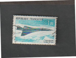 Poste Aérienne - N° 43 - 1er Vol De L' Avion Supersonique "Concorde"  - 1969  -  Oblitéré - 1927-1959 Neufs