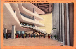 New York City United Nations Headquarters Entrance To General Assembly Building - Long Island