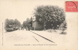 95 - VAL D'OISE - NESLES-LA-VALLÉE - Gare Et Chemin De Fer économique - Superbe - 10688 - Nesles-la-Vallée