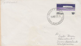 Ross Dependency   Ca Scott Base 9 NO 1977 (XX160) - Lettres & Documents