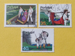 PORTUGAL - Madeire - 1984 - Yvert : N°98 à 100. Afinsa : N° 1679 à 1681. Oblitérés - Oblitérés