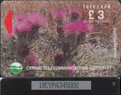 Zypern - M44 Flowers 2 - Blumen , CN On Silber , 19CYPA - Zypern