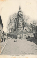 Auxi Le Château * Rue Et église Du Village * Villageois * 1907 - Auxi Le Chateau