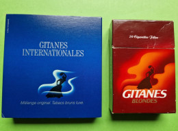 Lot 2 Anciens PAQUETS De CIGARETTES Vide - GITANES - Vers 1980 - Zigarettenetuis (leer)