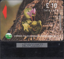 Zypern - M51 Flowers 4 - Cn On Silver Strip - Blumen - 16CYPC - Zypern