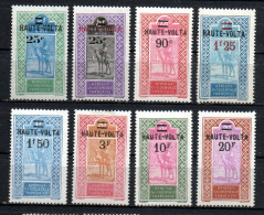 Col33 Colonie Haute Volta N° 33 à 40 Neuf X MH Cote : 59,00€ - Unused Stamps