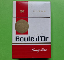 Ancien PAQUET De CIGARETTES Vide - BOULE D'OR - Vers 1980 - Zigarettenetuis (leer)