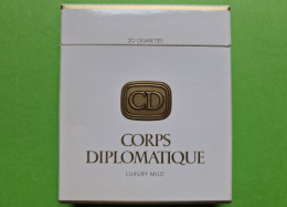 Ancien PAQUET De CIGARETTES Vide - CD CORPS DIPLOMATIQUE - Vers 1980 - Etuis à Cigarettes Vides