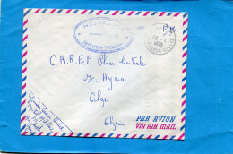 Lettre Hopital Militaire 3387 MARRAKECHcad 1959 Pour  Alger - Algerienkrieg