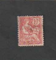 Timbres - N°116 - Type  II Mouchon 10c. Rouge  - 1900 - 01  -  Oblitéré - Sonstige & Ohne Zuordnung