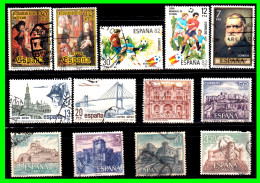 ESPAÑA - (EUROPA) LOTE DE 12 SELLOS AÑO 1983 DIFERENTES VALORES NUEVOS Y USADOS - Collections