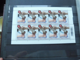 Belgique  F F 3783 Planche 2 Mnh Neuf ** / Belgie Feuille Blad ( Année 2008 ) Diversite Au Travail - Unclassified