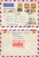 LETTRE. COVER. CZECHOSLOVAKIA. PAR AVION. RUZOMBEROK TO ARGENTINA - Briefe U. Dokumente