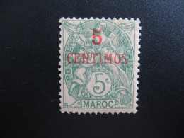 Maroc Stamps French Colonies 1902-1903  Type Sage  N° 11a  Neuf *   à Voir - Postage Due
