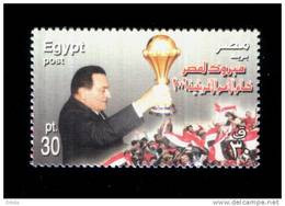 EGYPT / 2006 / SPORT / FOOTBALL / AFRICAN NATIONS CUP / PRESIDENT MUBARAK / MNH / VF. - Neufs