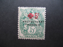 Maroc Stamps French Colonies 1914-1915 N° 59  Neuf *  Au Profit De La Croix Rouge  à Voir - Portomarken