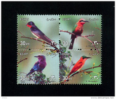 EGYPT / 2002 /  BIRDS / OISEAUX / VÖGEL / UCCELLI / PUTNI / PAUKŠIAI / AVES / PASARI - Unused Stamps