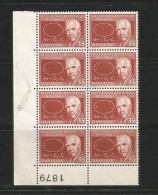 Denmark Scott # 409 Bohr LL Corner Block Block Of 8 MNH VF ...............................(DR2) - Ungebraucht