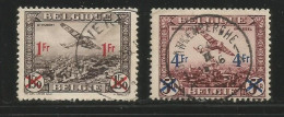 Belgium Scott # C6 - C7 Used Complete ...............................(W10) - Oblitérés