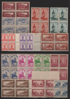 Maroc - Lot De 14 Blocs De 4 ** Neufs Sans Charniere - Unused Stamps