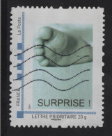 Timbre Personnalise Oblitere - Lettre Prioritaire 20g - Surprise - Gebruikt