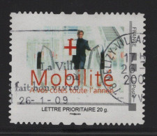 Timbre Personnalise Oblitere - Lettre Prioritaire 20g - Mobilite - Oblitérés