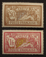 Crête Bureaux Français 1902 # 12 13 - Neufs